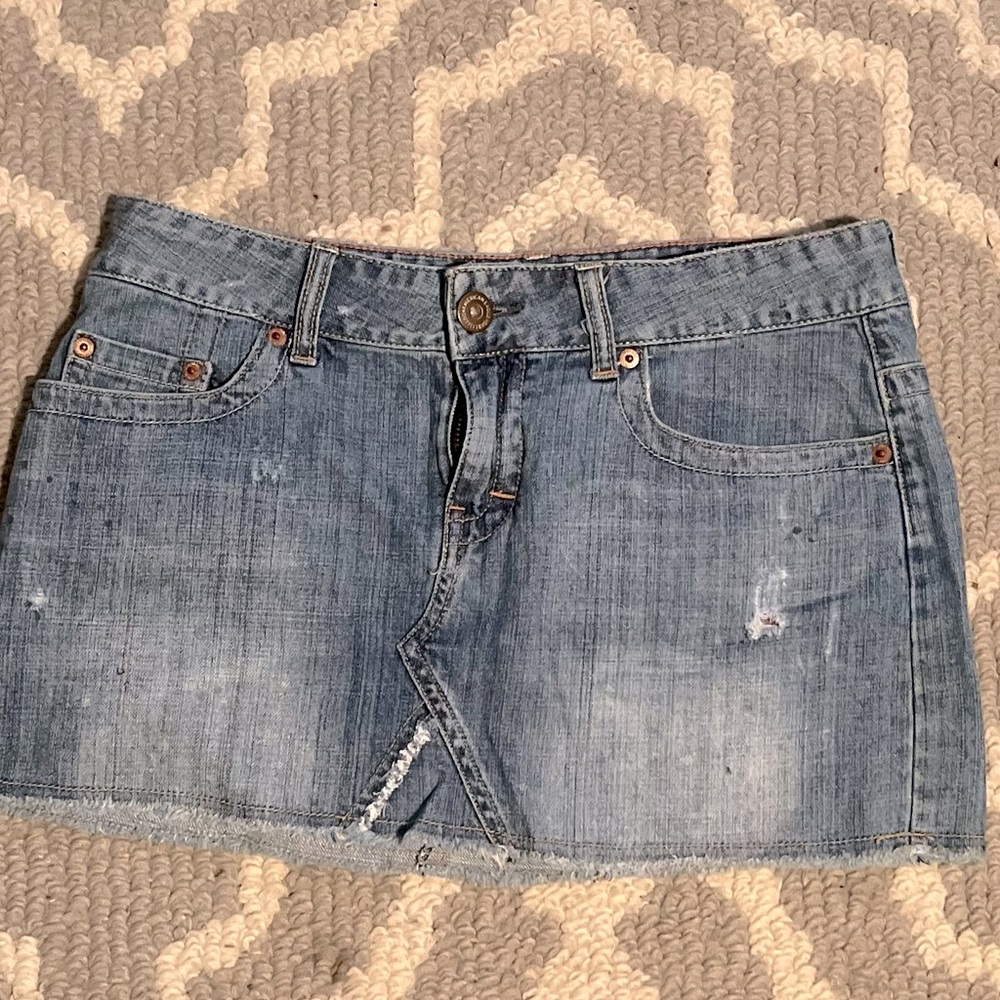 Womens American Eagle Jean Skirt